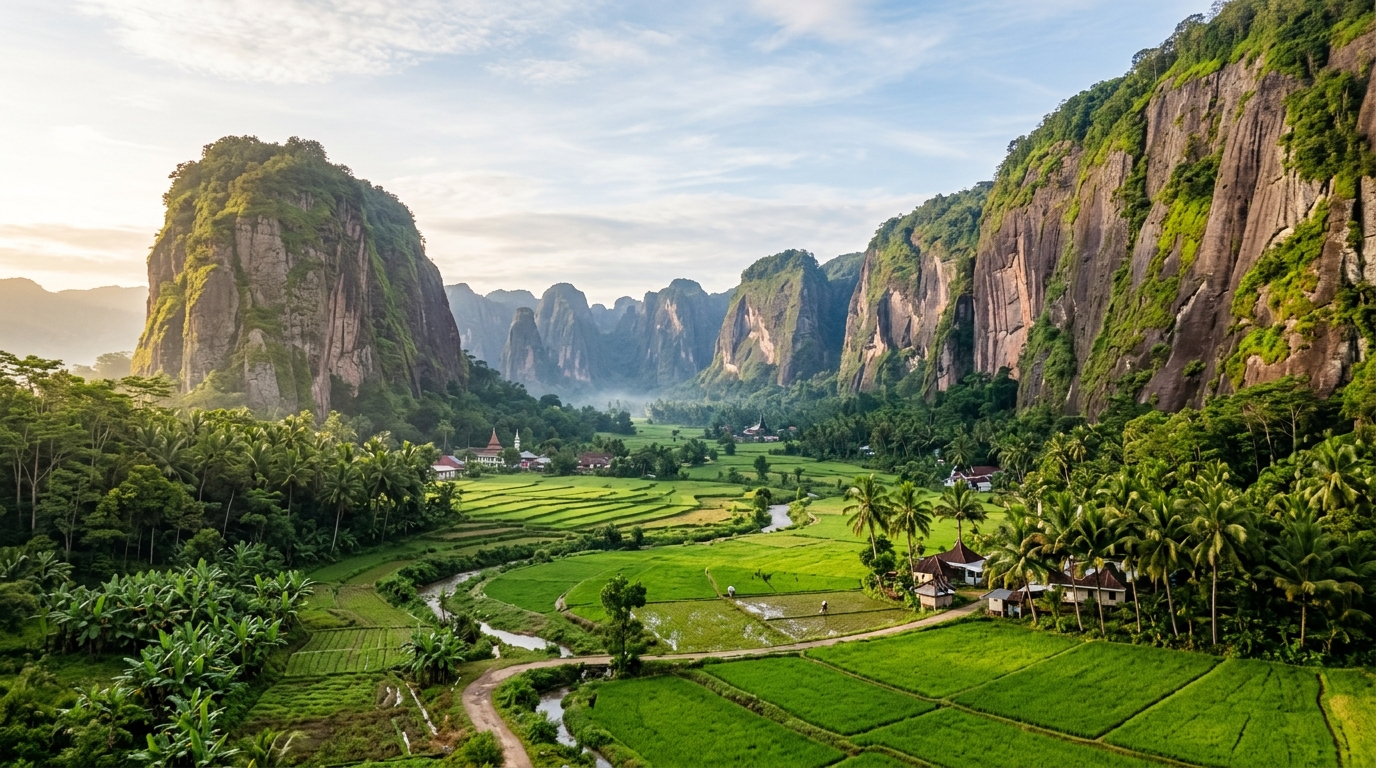 Keindahan Lembah Harau